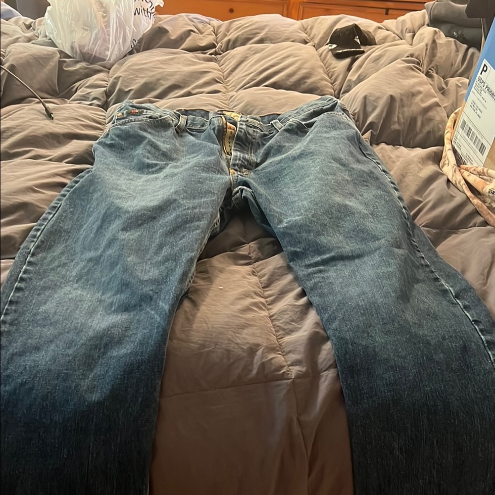 Wrangler Blue Straight Jeans